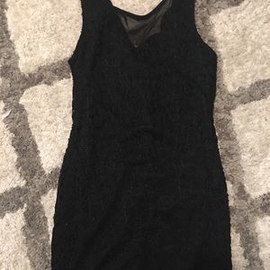 Sheer Detail Party Dress